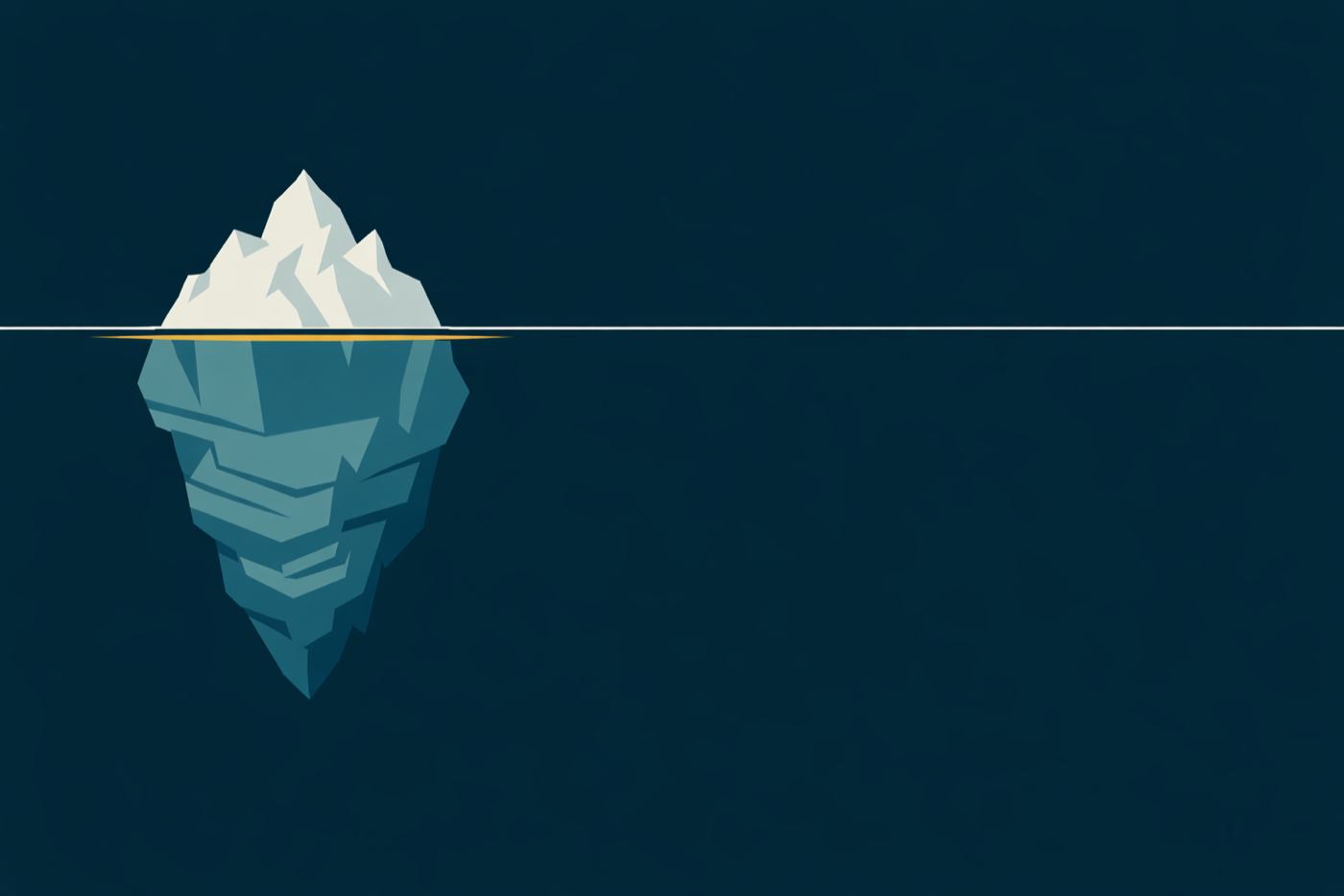 Deep Deck iceberg artwork